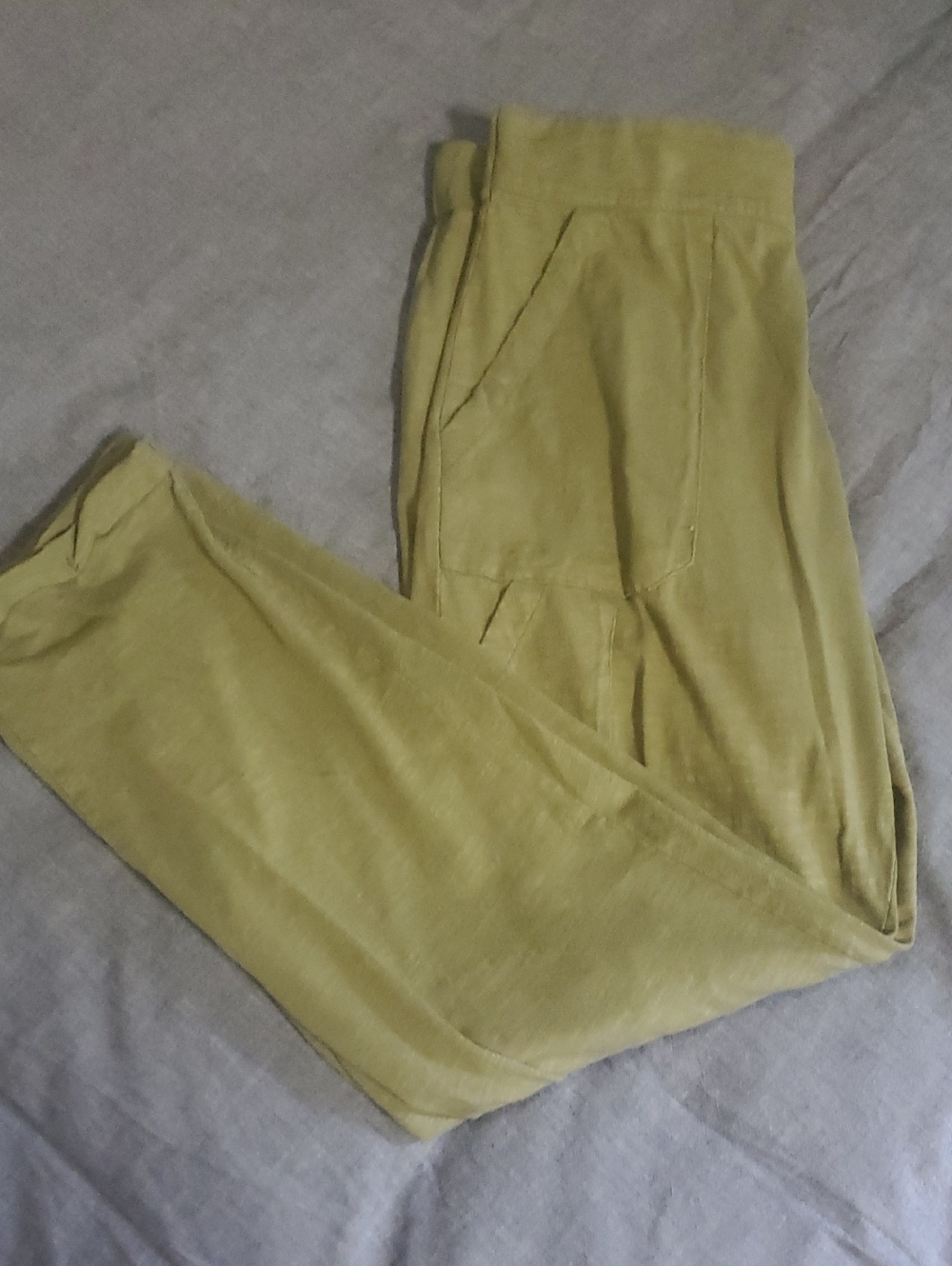 Known Supply 100% Organic Cotton Knit Olive Green Pants Size L